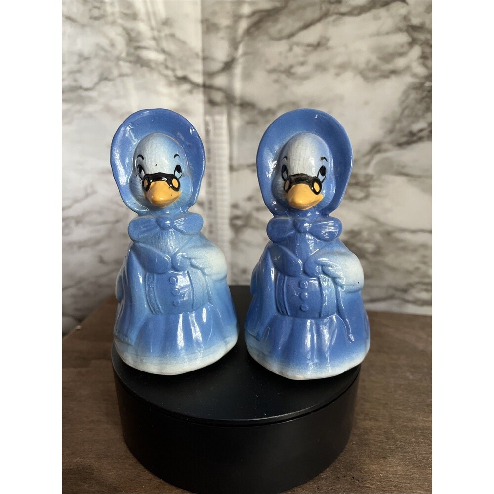 Vintage Mother Goose Salt & Pepper Shaker Set